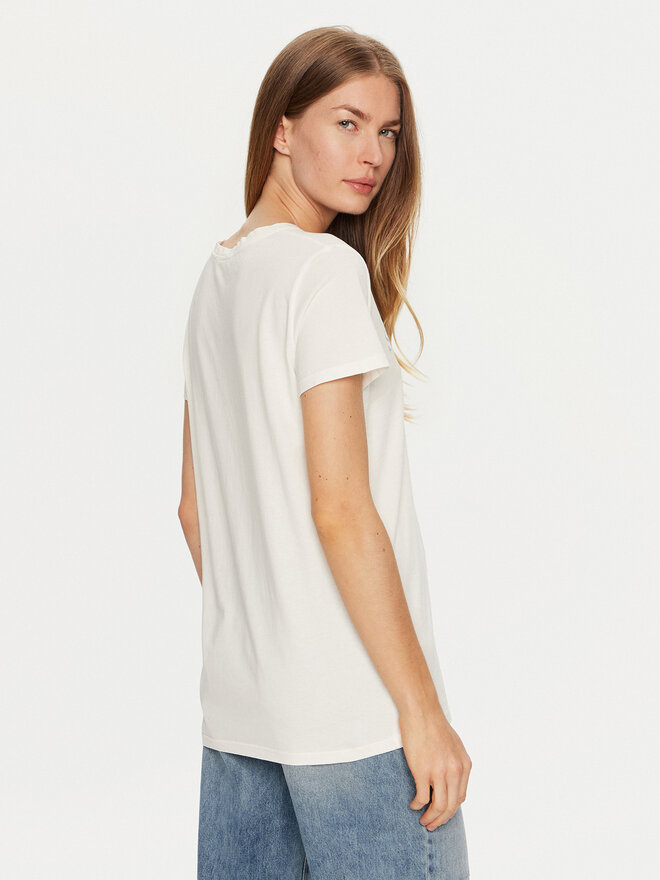 ViCOLO ViCOLO Camiseta RS0056 Écru Regular Fit