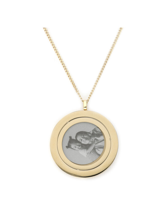 Fossil Kaklarota Fossil Harlow Locket JF04738710 Zelta