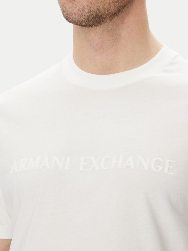 Armani Exchange Armani Exchange Футболка XM000554 AF10356 U0009 Білий Regular Fit