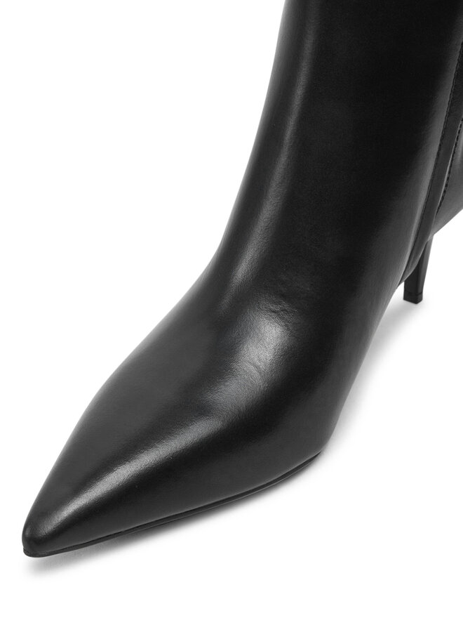 Calvin Klein Jeans Stiefeletten Calvin Klein Jeans 60Mm Stiletto Heel Bootie YW0YW01836 Schwarz