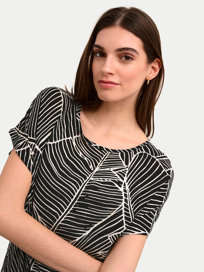 Kaffe Kaffe T-Shirt Amber 10508257 Schwarz Relaxed Fit
