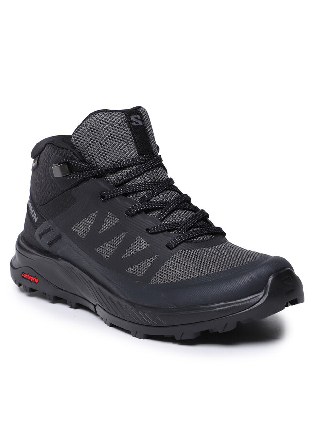 Salomon Pārgājienu apavi Salomon Outrise Mid Gtx W L47160500 Melns