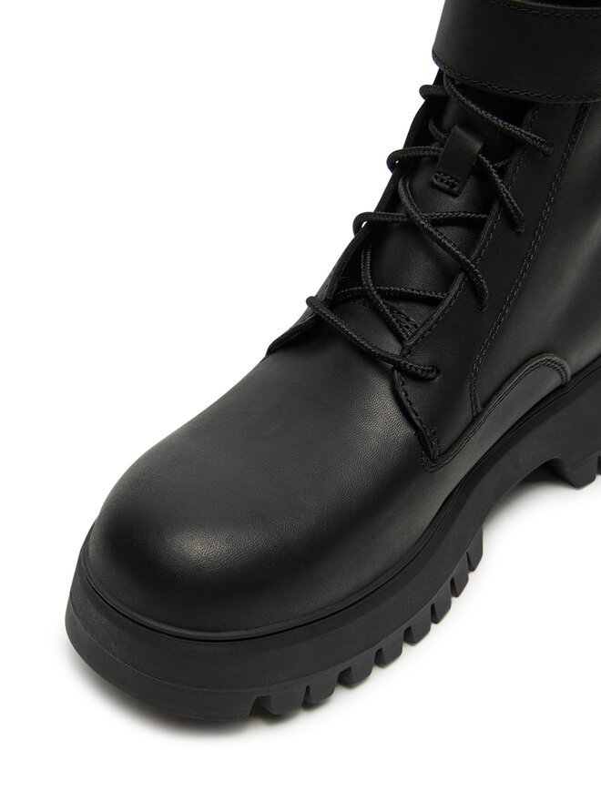 Timberland Μποτάκια Timberland Mid Lace Boot TB0A6FBWW021 Μαύρο
