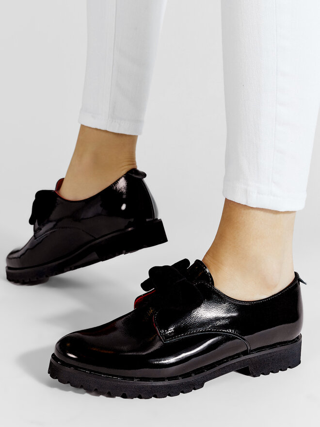 Karino Oxfords Karino 2956/090-P Μαύρο