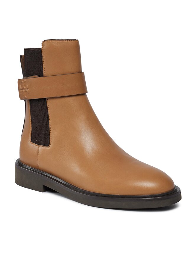Tory Burch Челсі Tory Burch Double T Chelsea Boot 152831 Бежевий