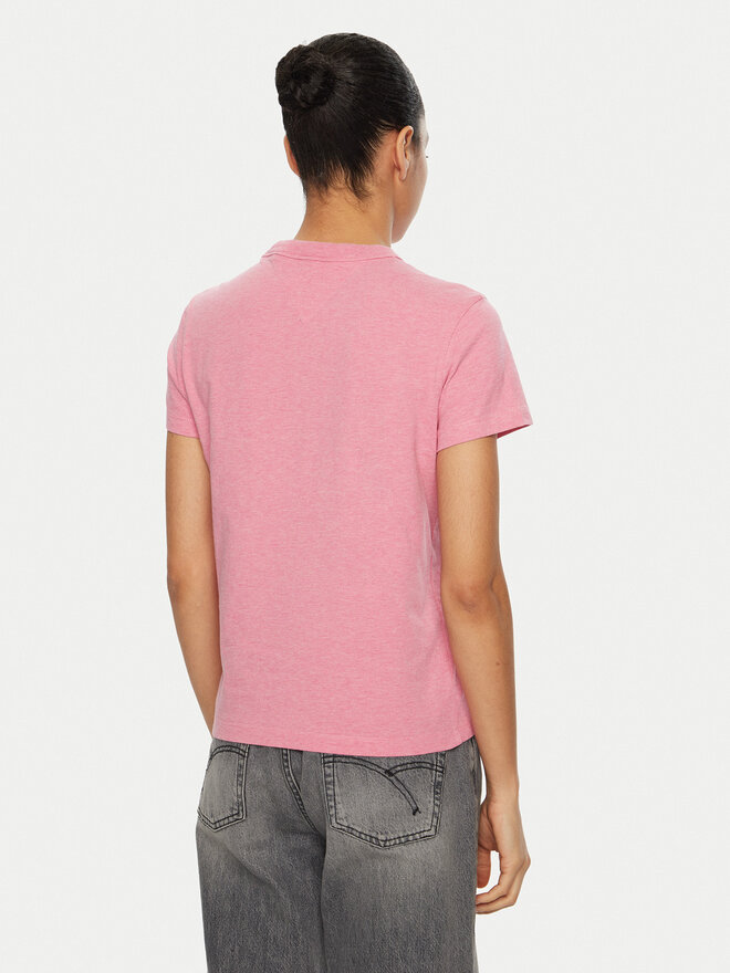 Tommy Jeans Tommy Jeans Marškinėliai DW0DW20153 Rožinė Regular Fit