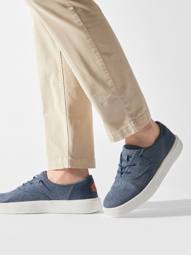 Hey Dude Zapatillas de tenis Hey Dude Conway M Craft 40179-410 Azul marino