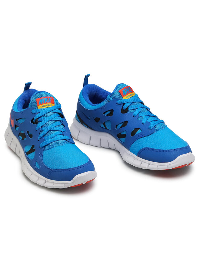 Laufschuhe Nike Free Run 2 GS 443742 404 Blau de.eschuhe.ch