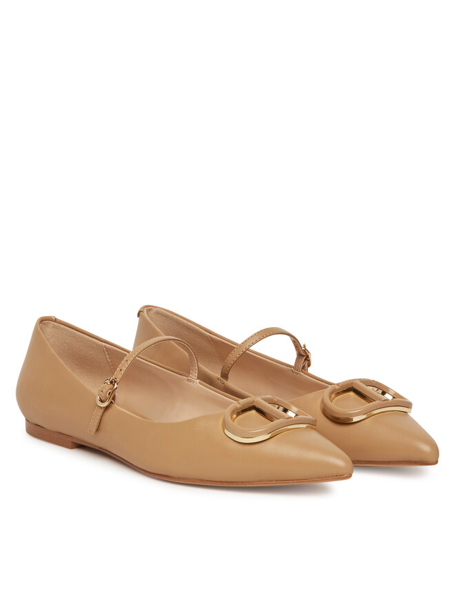 TWINSET Балеринки TWINSET 251TCP064 Кафяв