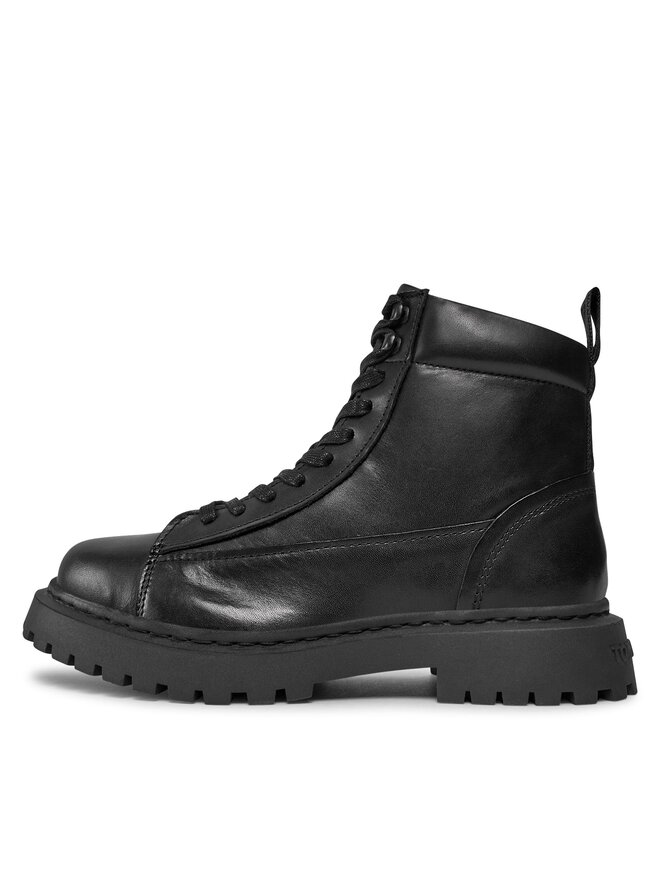 Tommy Jeans Ghete Tommy Jeans Tjm Lace Up Boot EM0EM01363 Negru