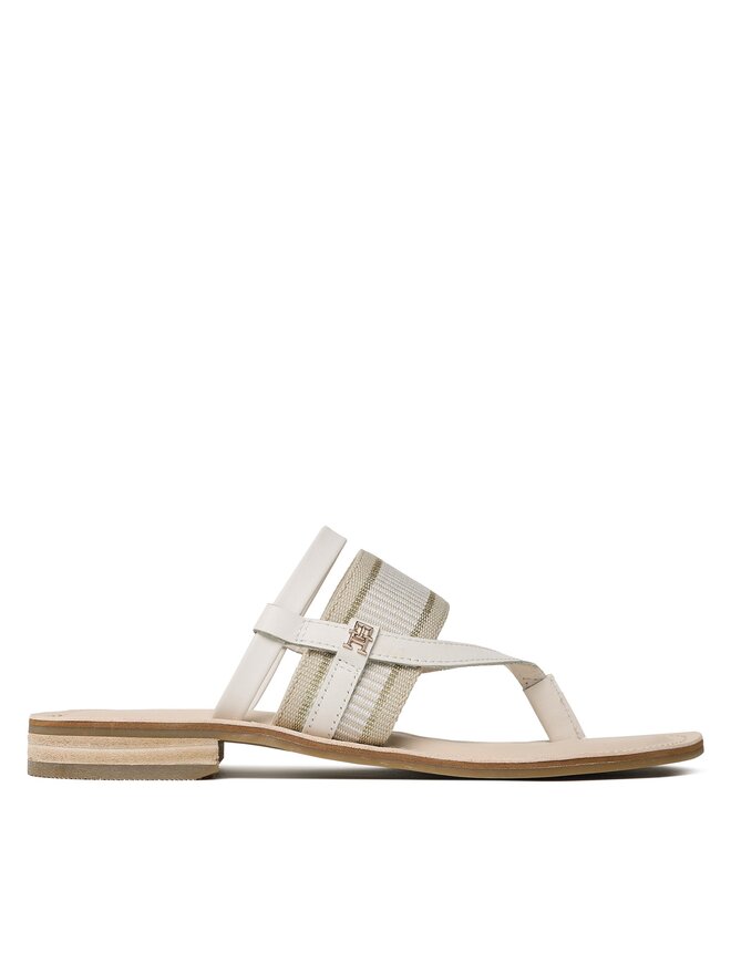 Tommy Hilfiger Žabky Tommy Hilfiger Th Webbing Mule Sandal FW0FW07275 Bílá
