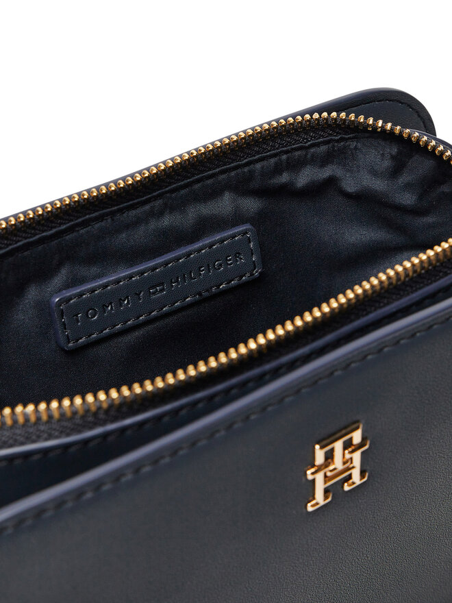 Tommy Hilfiger Kabelka Tommy Hilfiger Th Logotape Camera Bag AW0AW17229 Tmavomodrá