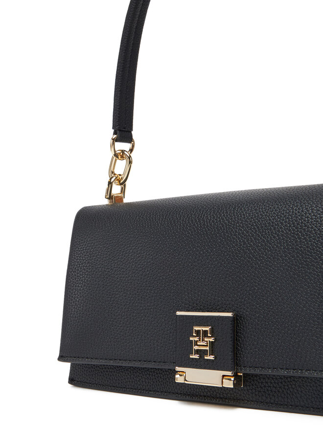 Tommy Hilfiger Kabelka Tommy Hilfiger Th Her Med Crossover AW0AW17216 Čierna