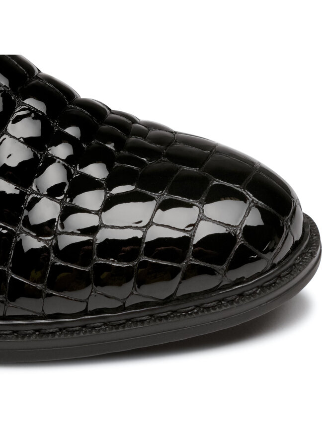 Rieker Damen Stiefeletten 78220 - Klassische Schnürstiefel Mit Reißverschluss Schwarz