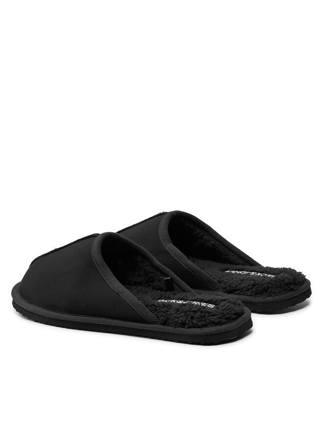 Jack&Jones Hausschuhe Jack&Jones Jfwdudely Microfiber 12170309 Schwarz