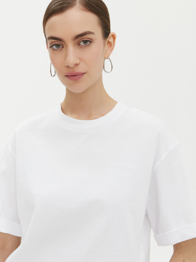 PINKO PINKO T-Shirt 104882 A2HN Weiß Regular Fit