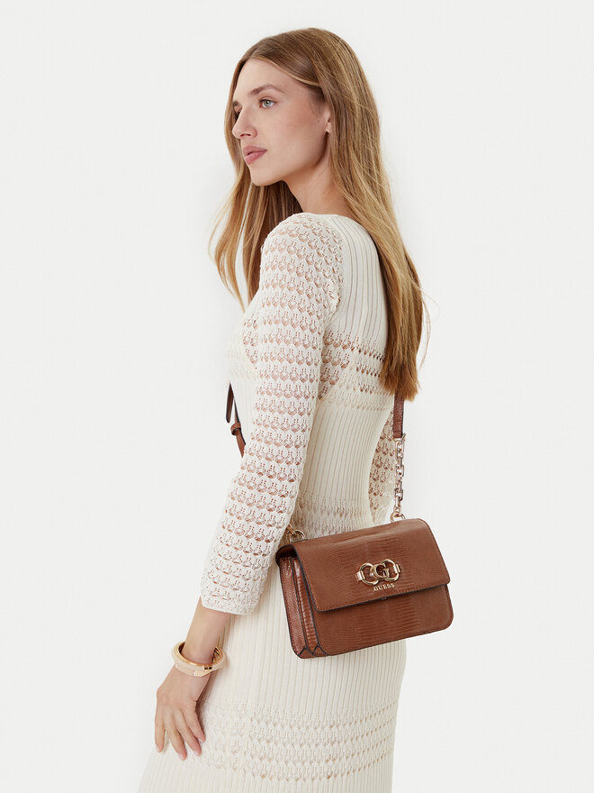 Guess Ročna torba Guess Salinge HWKG96 24200 Rjava