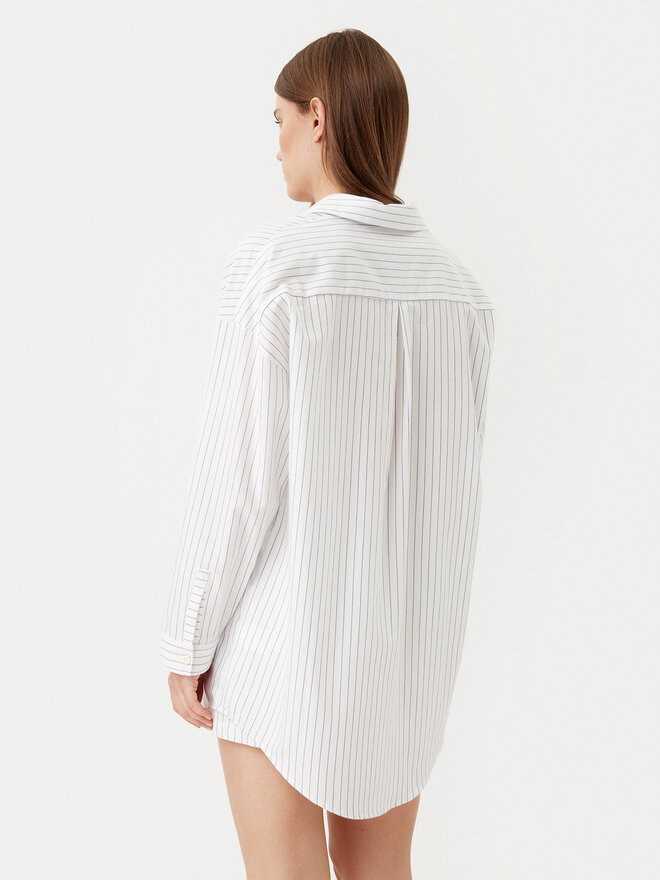 HUGO HUGO Нічна сорочка 50531656 Білий Relaxed Fit