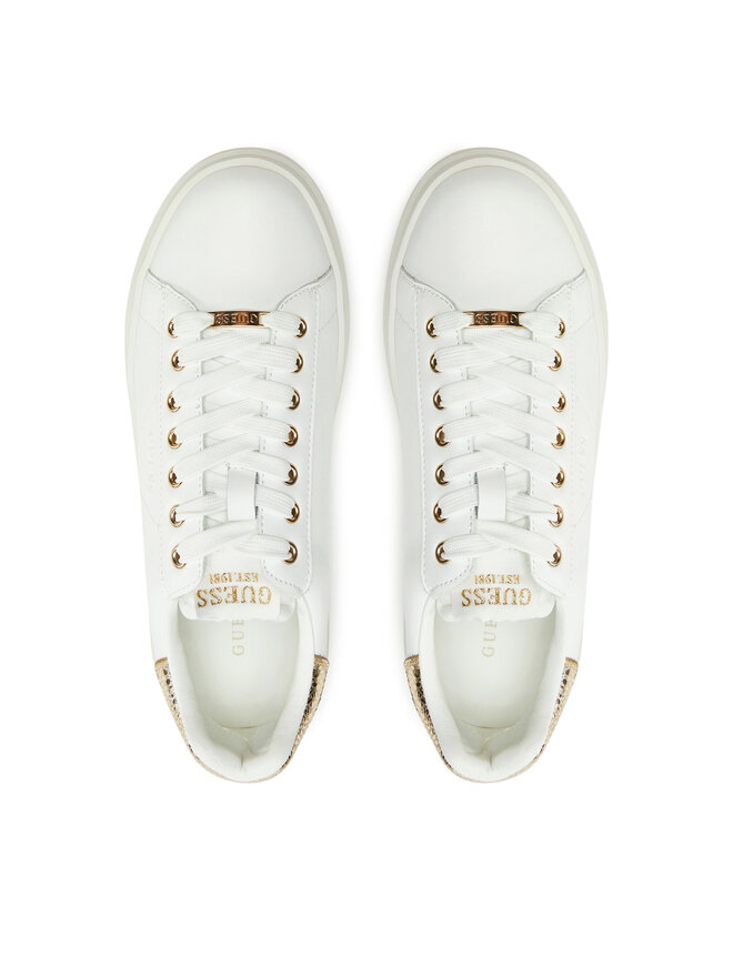 Guess Sneakersy Guess FLTELB LEM12 Bílá