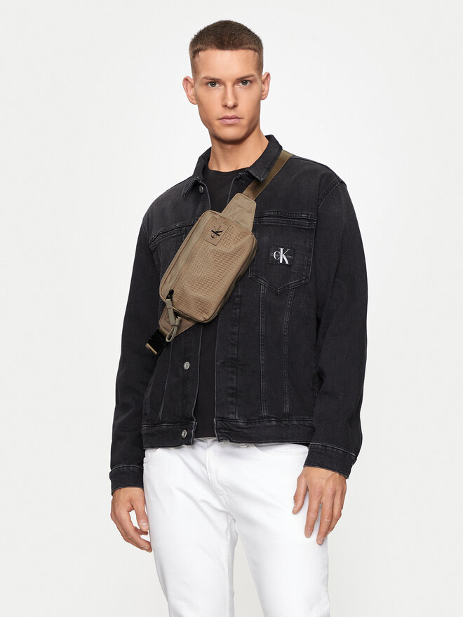 Calvin Klein Jeans Чанта за кръст Calvin Klein Jeans Sport Essentials K50K512017 Бежов