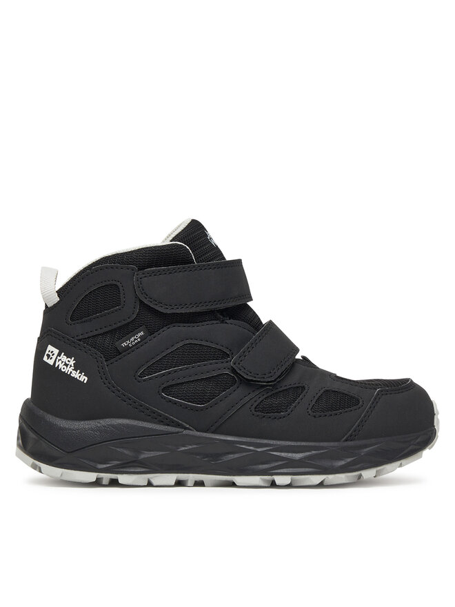 Jack Wolfskin Sneakersy Jack Wolfskin Woodland 2 Texapore Mid Vc A64865 Černá