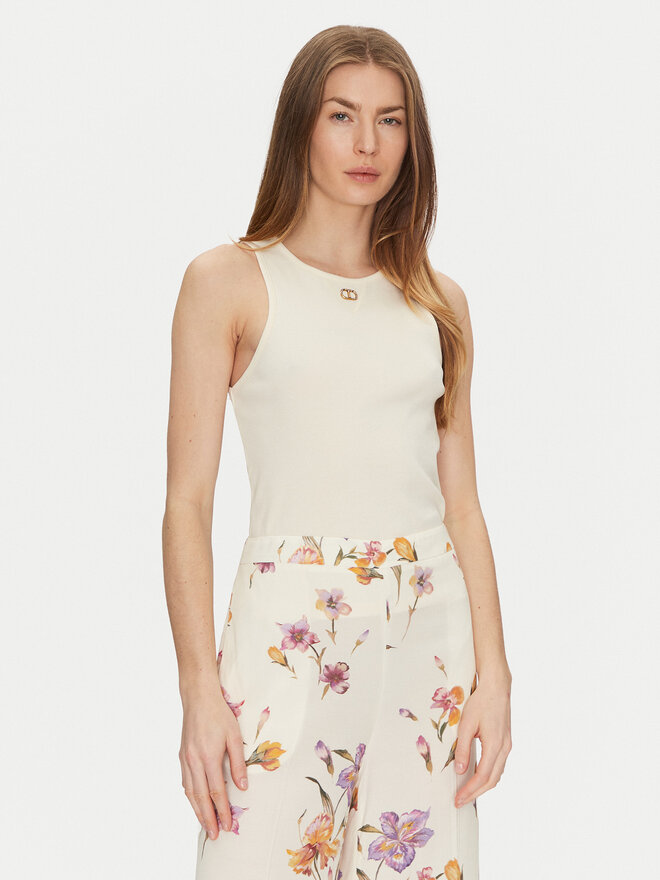 TWINSET TWINSET Top 251TP2550 Beige Slim Fit