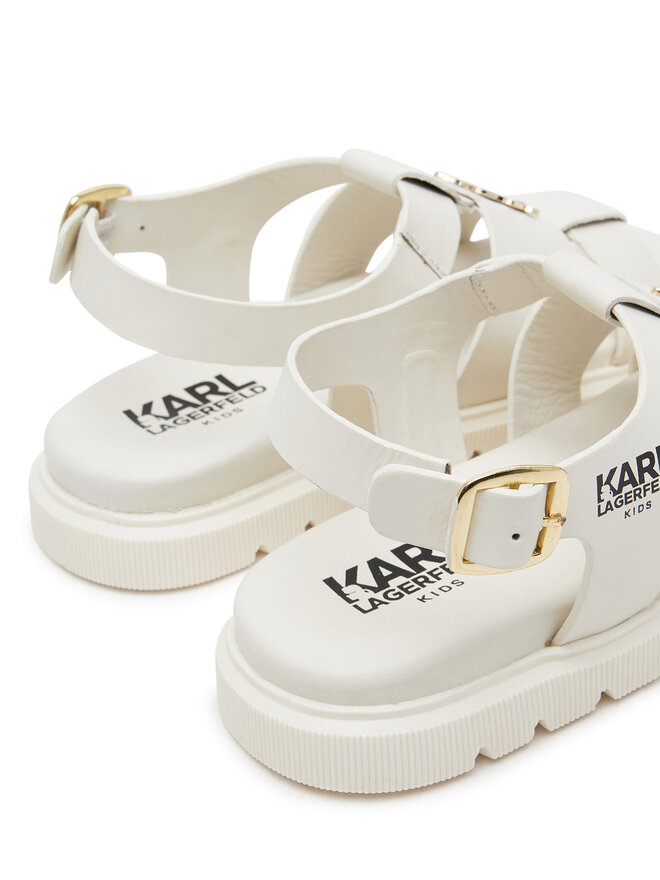 Karl Lagerfeld Kids Сандали Karl Lagerfeld Kids Z30372 M Екрю