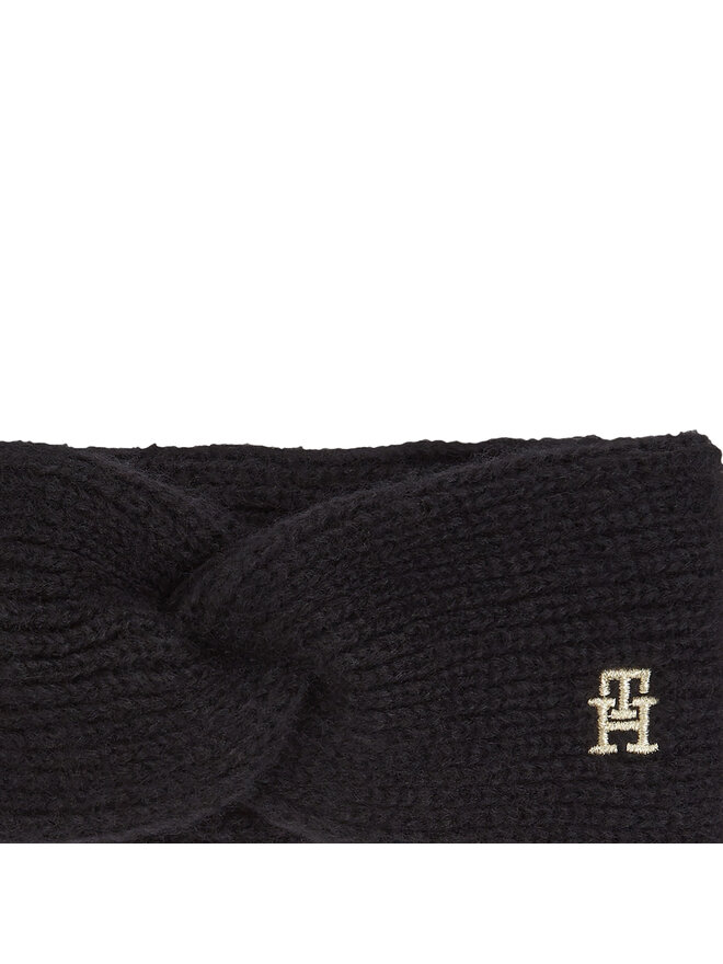Tommy Hilfiger Opaska materiałowa Tommy Hilfiger Th Timeless Headband AW0AW15308 Czarny