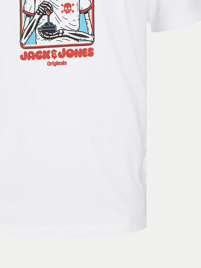 Jack&Jones Jack&Jones Camiseta Eight Skull 12264841 Blanco Standard Fit