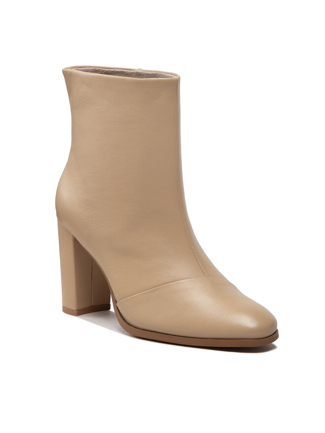 Simple Botki Simple SL-44-02-000112 Beżowy