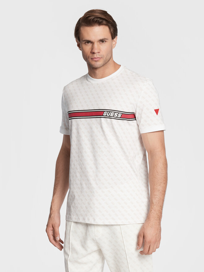 Guess Guess T-Shirt Jamey Z2BI09 J1314 Λευκό Regular Fit