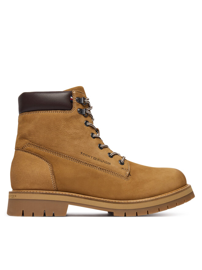 Tommy Hilfiger Черевики туристичні Tommy Hilfiger Flex Th Outdoor W Nbk Boot FM0FM05563 Коричневий