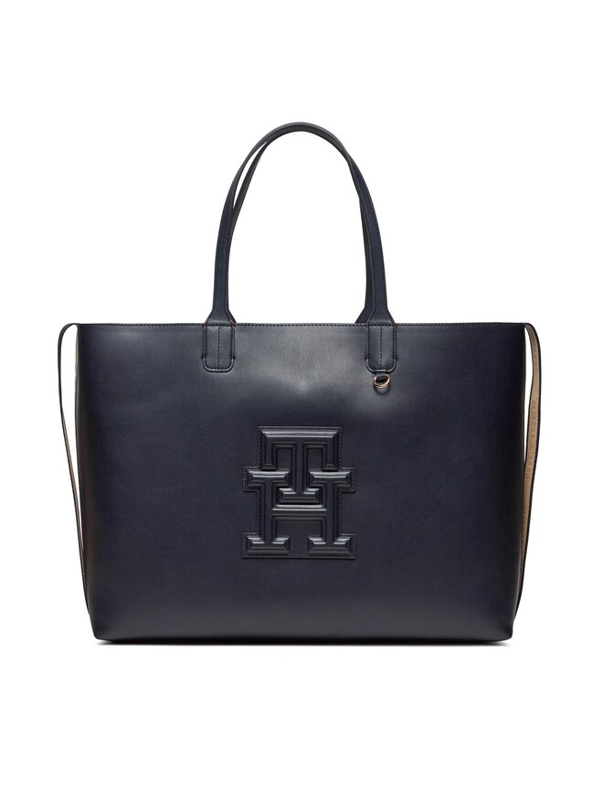 Tommy Hilfiger Сумка Tommy Hilfiger Iconic Tommy Tote AW0AW15687 Cиній