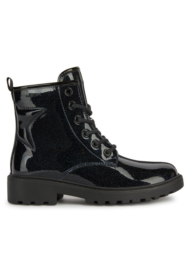 Bottes de randonnee Geox J Casey Girl J9420G 000KC C4021 S Bleu marine chaussures