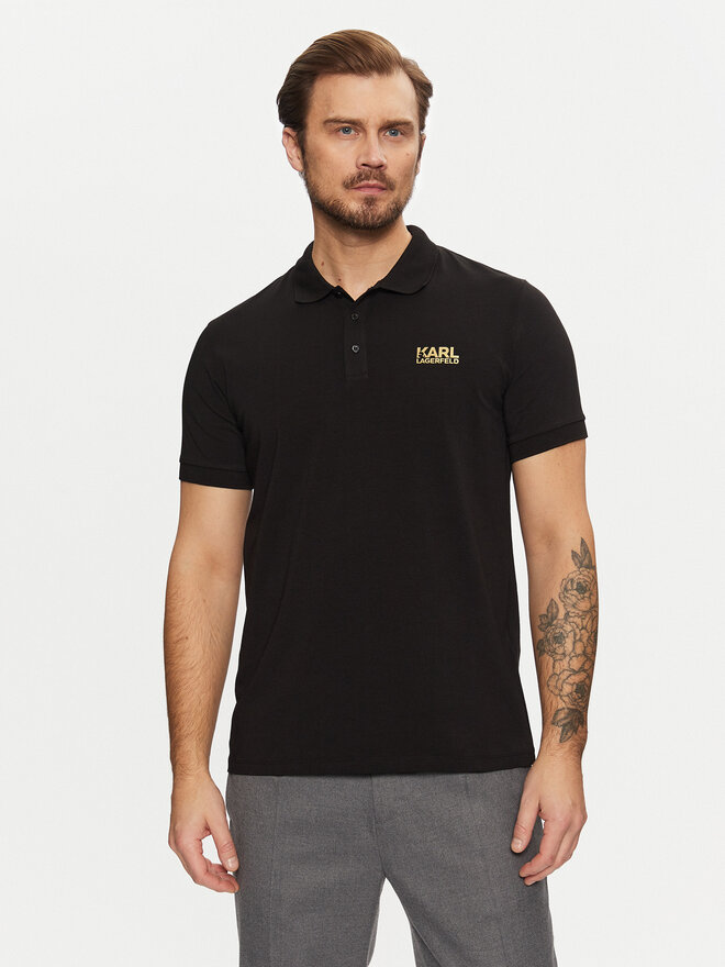 KARL LAGERFELD KARL LAGERFELD Poloshirt 745088 551235 Schwarz Regular Fit