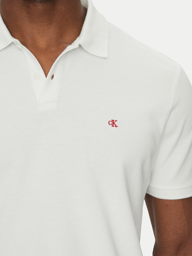 Calvin Klein Jeans Calvin Klein Jeans Polo LV040EM269 Λευκό Regular Fit