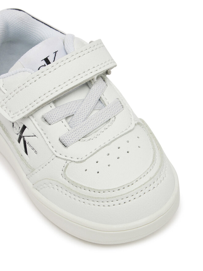 Calvin Klein Jeans Sneakersy Calvin Klein Jeans Low Cut Lace-Up/ Velcro Sneaker V1X9-82077-1355 M Biały