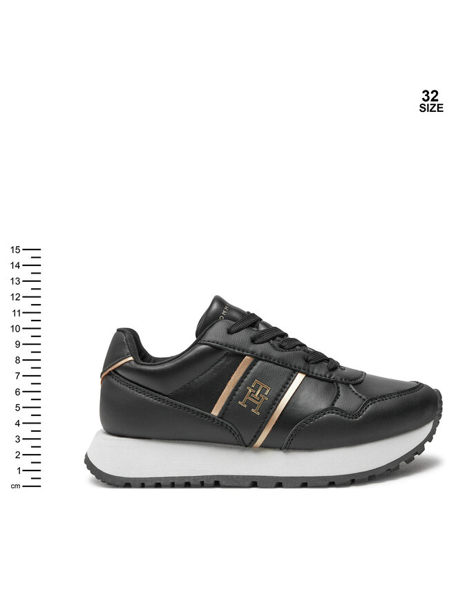 Tommy Hilfiger Sneakers Tommy Hilfiger Low Cut Lace-Up Sneaker T3A9-33548-1695 M Schwarz