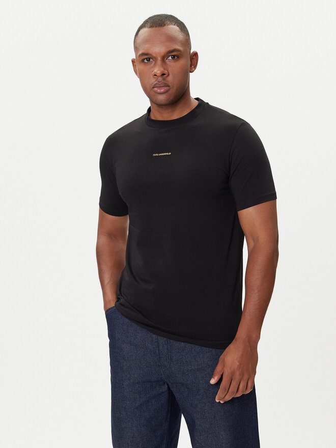 KARL LAGERFELD KARL LAGERFELD Camiseta 755051 554235 Negro Regular Fit