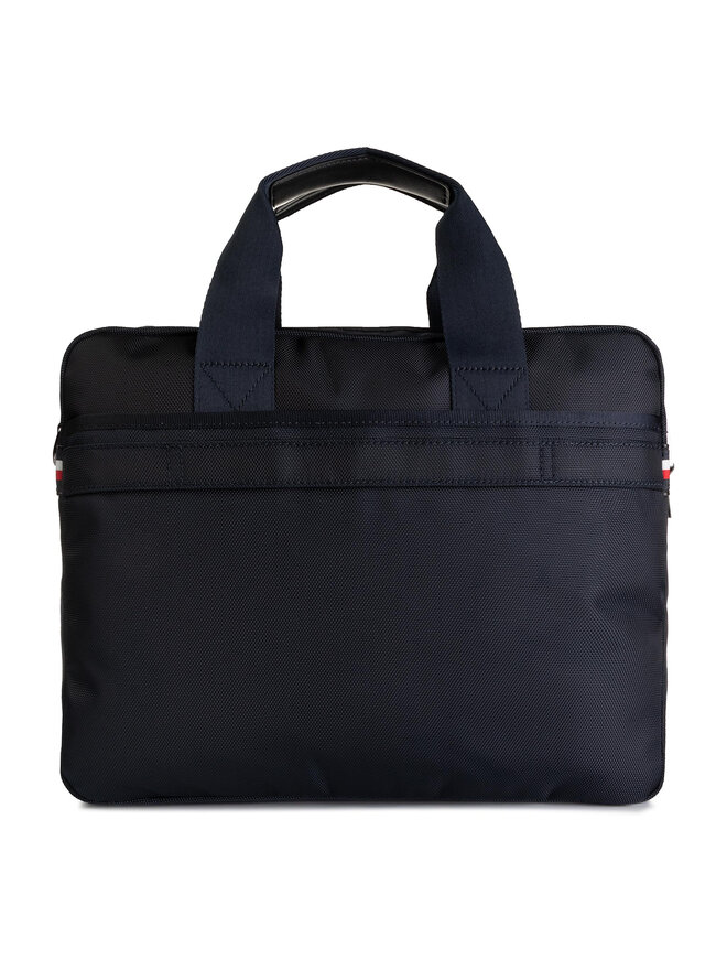 Tommy Hilfiger Laptoptasche Tommy Hilfiger Nylon MIx Slim Computer Bag AM0AM05023 Dunkelblau