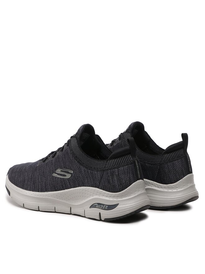 Skechers Sneakersy Skechers Waveport 232301/BKGY Szary