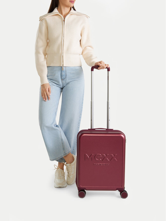 MEXX Walizka kabinowa MEXX MEXX-S-036-07 BURGUNDY Bordowy