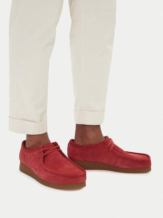 Clarks Halbschuhe Clarks Wallabee  26180921 Rot