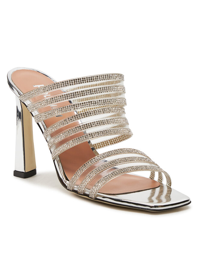 Pollini Klapki Pollini SA28219C0ITY199A Srebrny