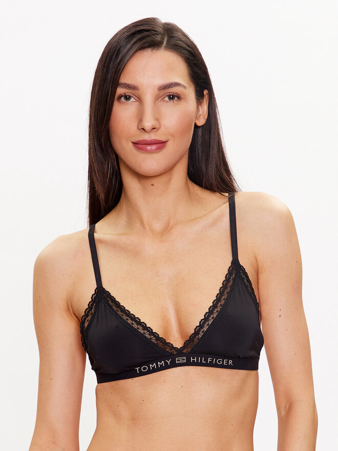Tommy Hilfiger Tommy Hilfiger Bralette-BH UW0UW04242 Schwarz
