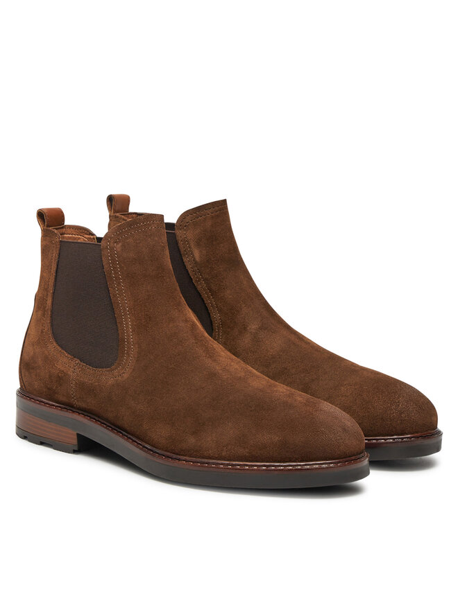 Pepe Jeans Sztyblety Pepe Jeans Leeds Chelsea PMS50246 Brązowy