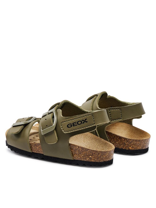 Sandali Geox J Ghita Per Bambini - In Pelle, Con Suola In Gomma, Comodi E Traspiranti