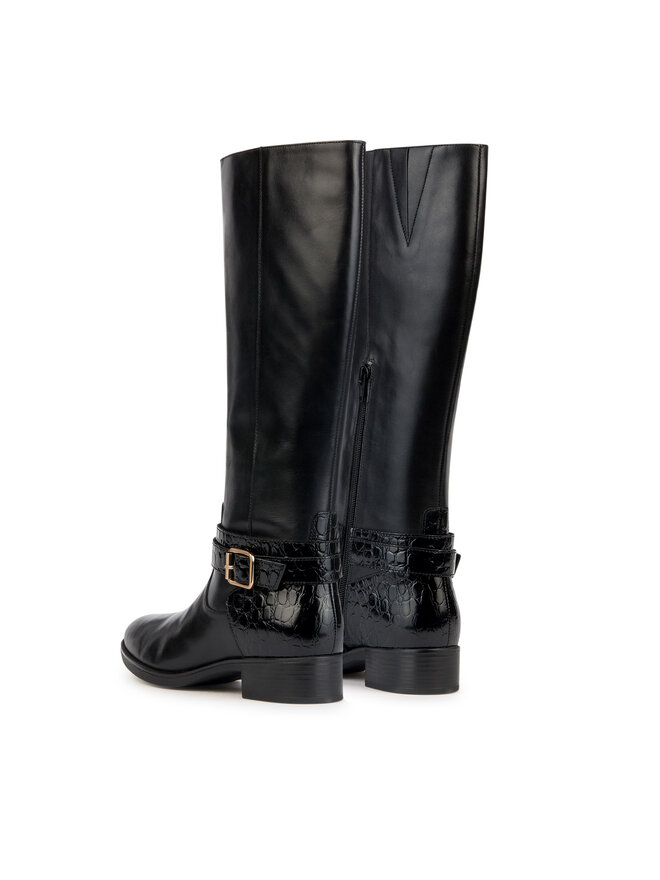 Geox Офицерки Geox D Felicity D36G1A 04340 C9999 Черен