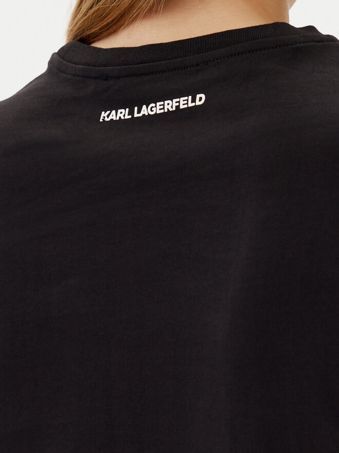 KARL LAGERFELD KARL LAGERFELD Camiseta A2W17120 Negro Regular Fit
