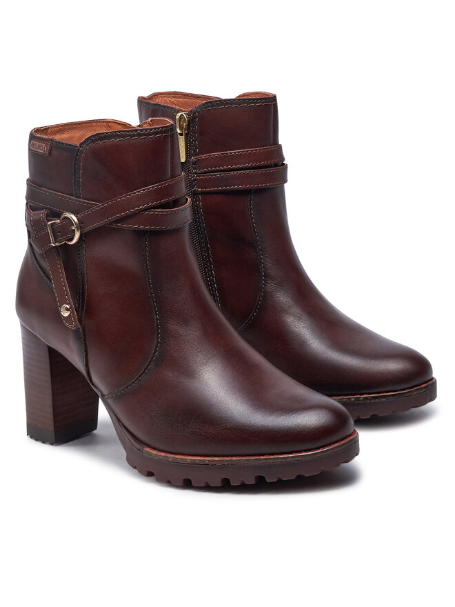 Pikolinos Škornji Pikolinos W7M-8806 Bordo rdeča